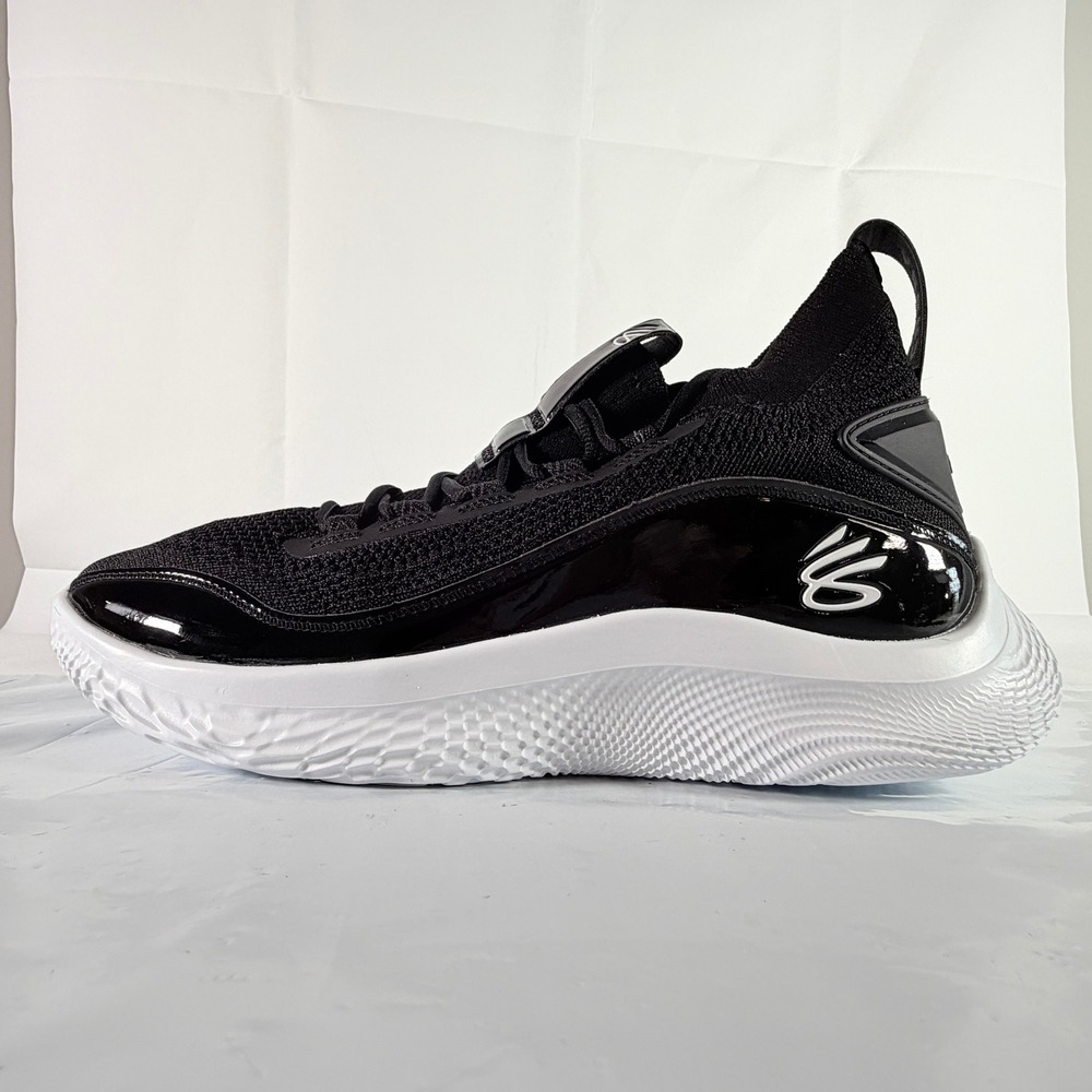 Under Armour Team Curry 8 NM Black White Basketball Men 13 New Box